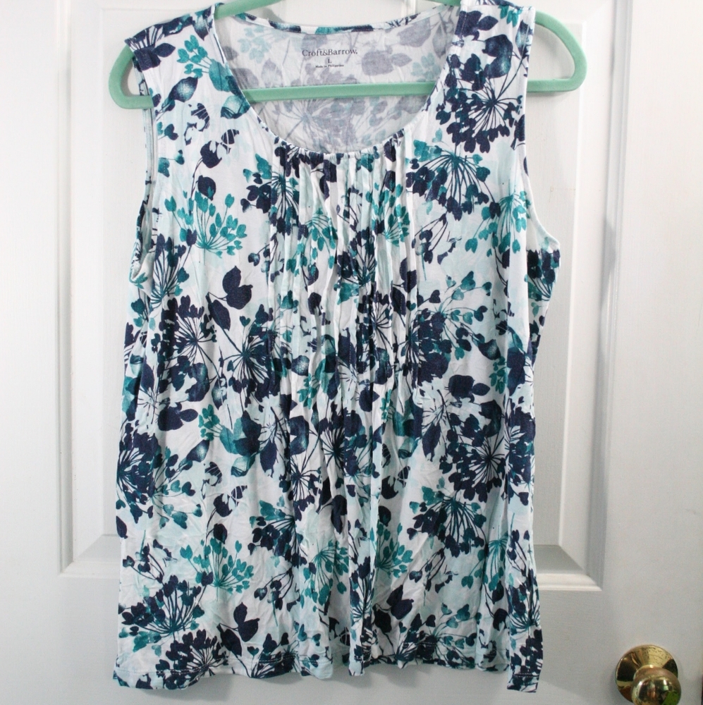 Bundle 4* Croft & Barrow Large Pleated Tank Tops